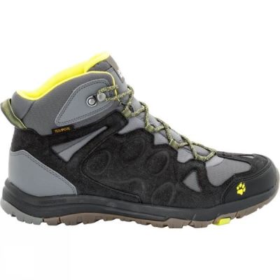 Botas Jack Wolfskin Rocksand Texapore Mid Hombre - Verde - Chile FZA581470